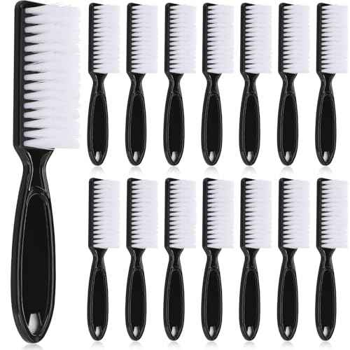 Patelai 15 Pieces Nail Brush Handle Grip for Cleaning Fingernails Toes Scrub Manicure Pedicure(Black)