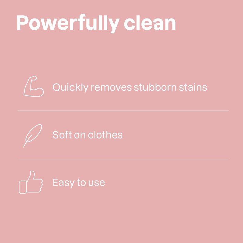 ATTITUDE Baby Laundry Stain Remover, Plant and Mineral-Based Ingredients, Vegan and Cruelty-free Household Products, Unscented, 27.1 Fl Oz