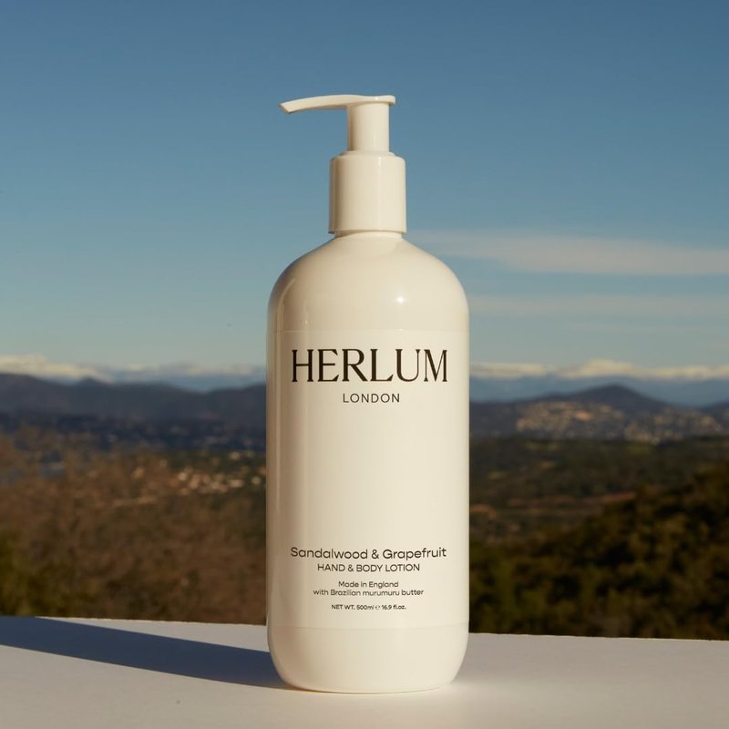 Murumuru Butter Hand & Body Lotion - Lightweight, Fast-Absorbing Formula | Vegan Grapefruit & Sandalwood Scent, 500ml