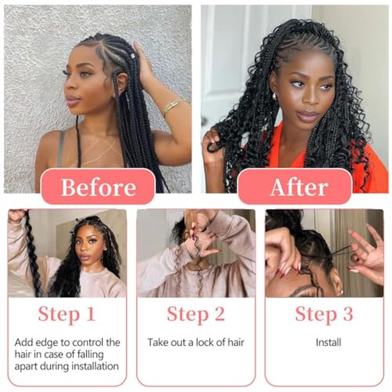 Human Braiding Hair 2 Bundles/Pack 100g Deep Human Bulk Hair for Braiding No Weft Brazilian Grade 10A Virgin Human braiding Hair for Boho Braids Wet and Wavy Braids Extensions 24 Inch