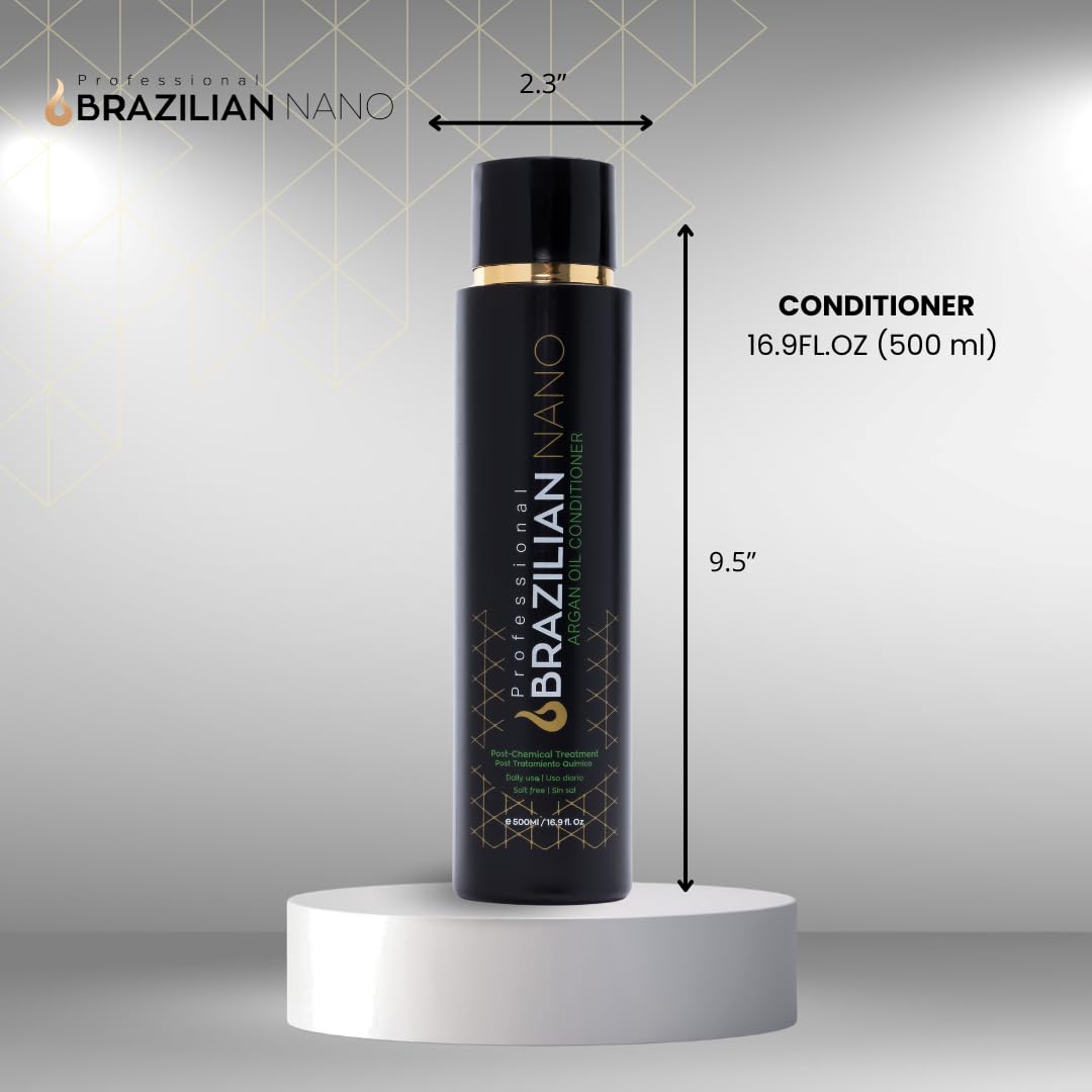 Moisturizing Conditioner for Damaged Hair - Argan Oil Hydrating Formula | 16.9 Fl Oz, No Sulfates or Parabens