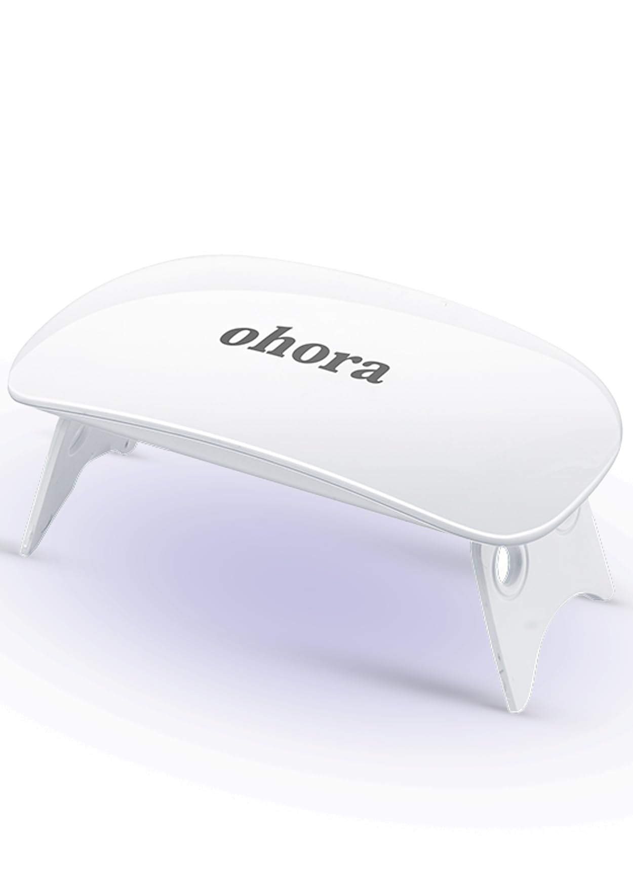 ohora Care LED Lamp for Semi Cured Gel Nail Strips - 6W Max, 2 Timers (45s / 60s), Portable Lamp for Curing Nail Art, for Gel Stickers and Strips Only