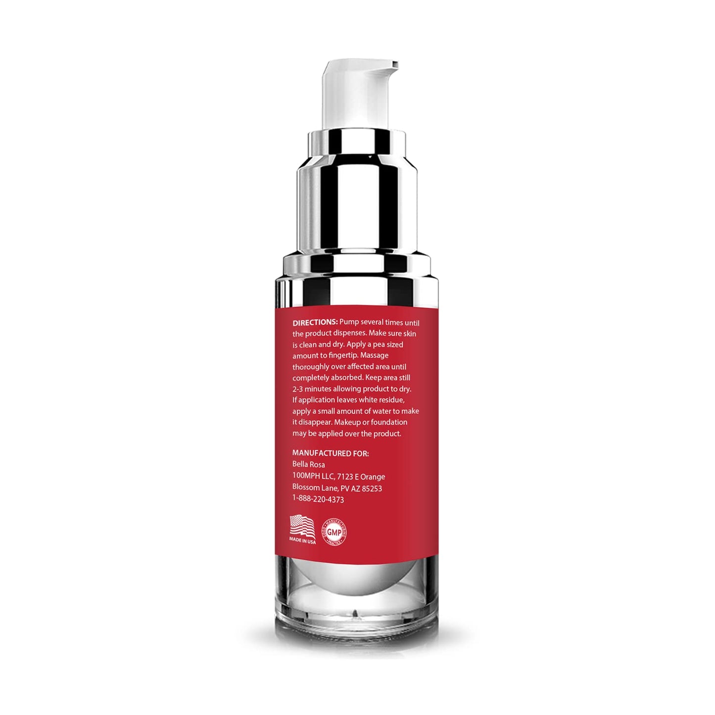 Bella Rosa Advanced Anti-Aging Serum - Hyaluronic Acid and Retinol - Reduces Wrinkles, Improves Skin Texture, and Hydrates