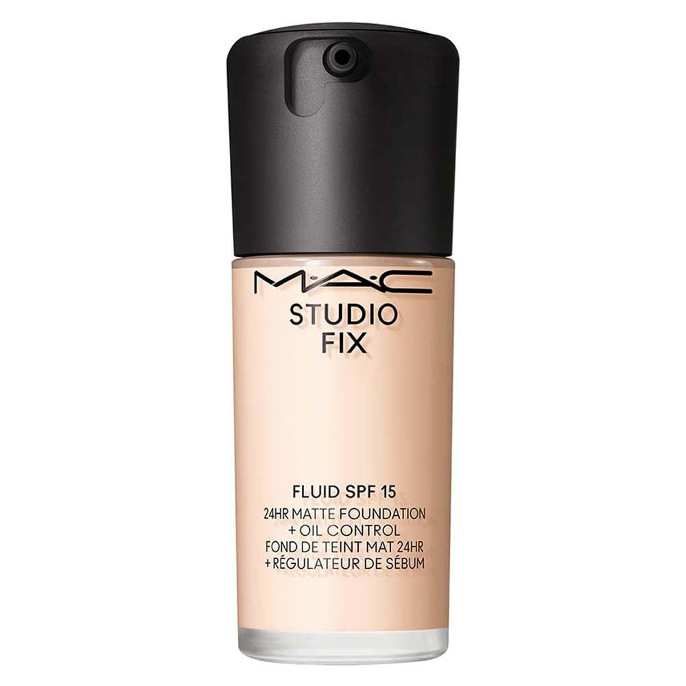 MAC Studio Fix Fluid Foundation - 24HR Matte Finish with SPF 15 | Oil Control, NW5, 1 oz