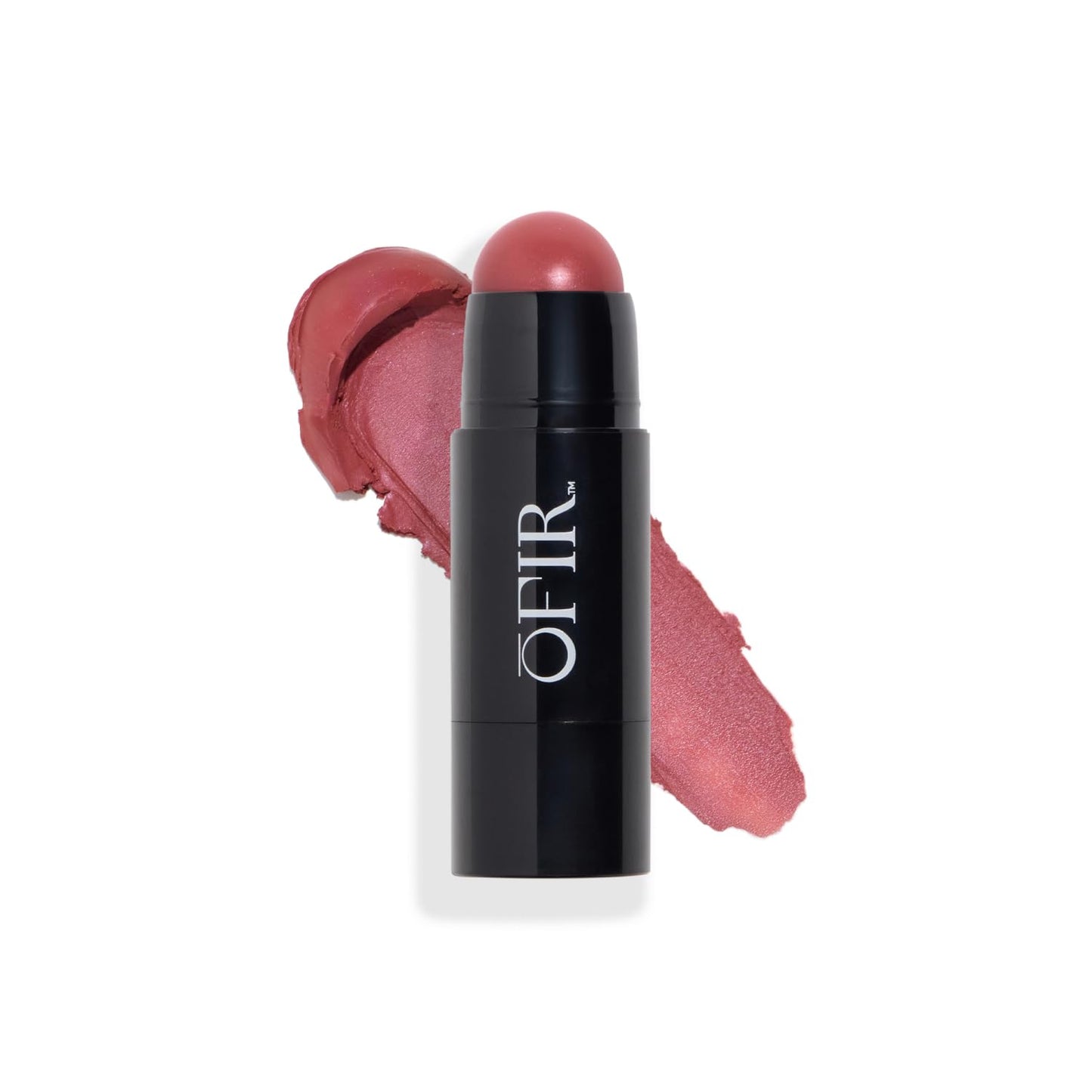 Vitamin C Blush Stick - Buildable Hydrating Vegan Cream Blush | Rhubarb Deep Berry - 0.21 oz