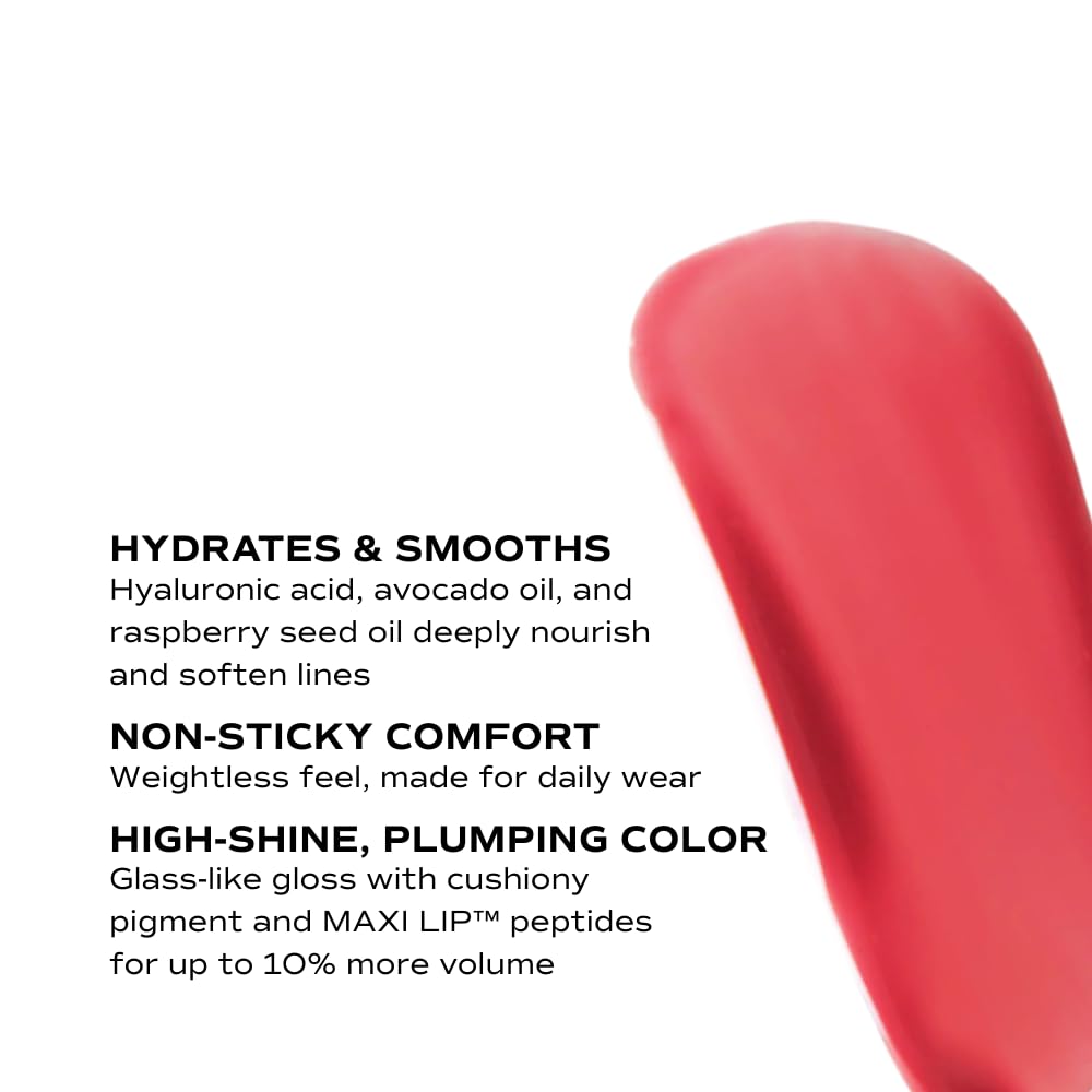 SONELA Your Best Self Peptide Lip Gloss — Non-Sticky, Hyaluronic Acid + Peptides, High Shine, Buildable, Vegan, Clean