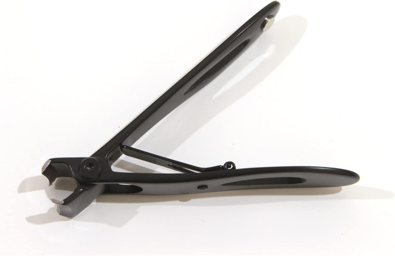 Toenail Clipper - Professional Manicure Tool with Rounded Blades | 9 cm Black