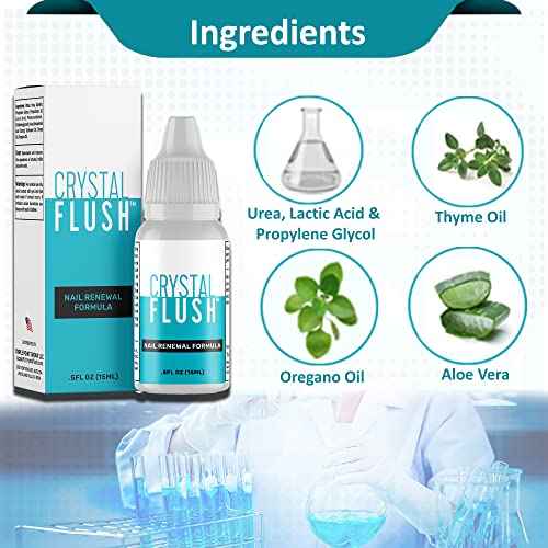 Nail Renewal Formula ? Nail & Toe Treatment, As Seen On TV, Fast Results for Discolored, Yellow, Damaged, Cracked Nails ? 05 oz./15 ml