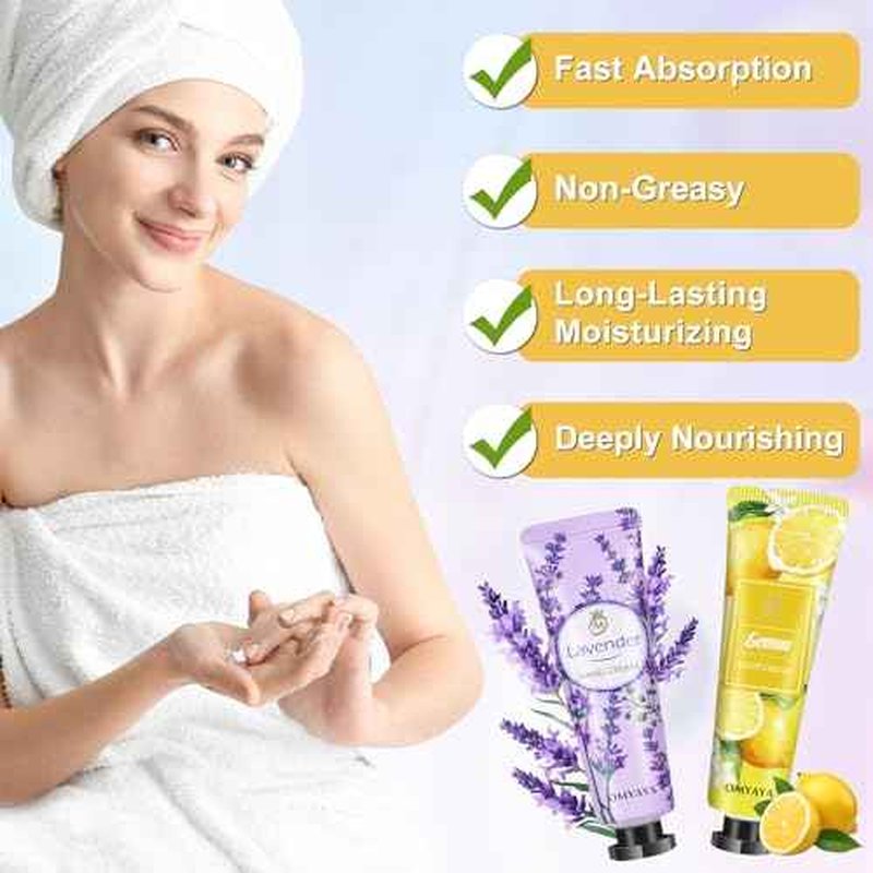 Aottom 40 Pack Hand Cream Bulk Gifts- Mini Hand Lotion Travel Size, Birthday Gifts for Women, Bridesmaid/Teacher Appreciation/Nurse Gifts, bulk gifts for coworkers Hand Lotion for Dry Cracked Hands