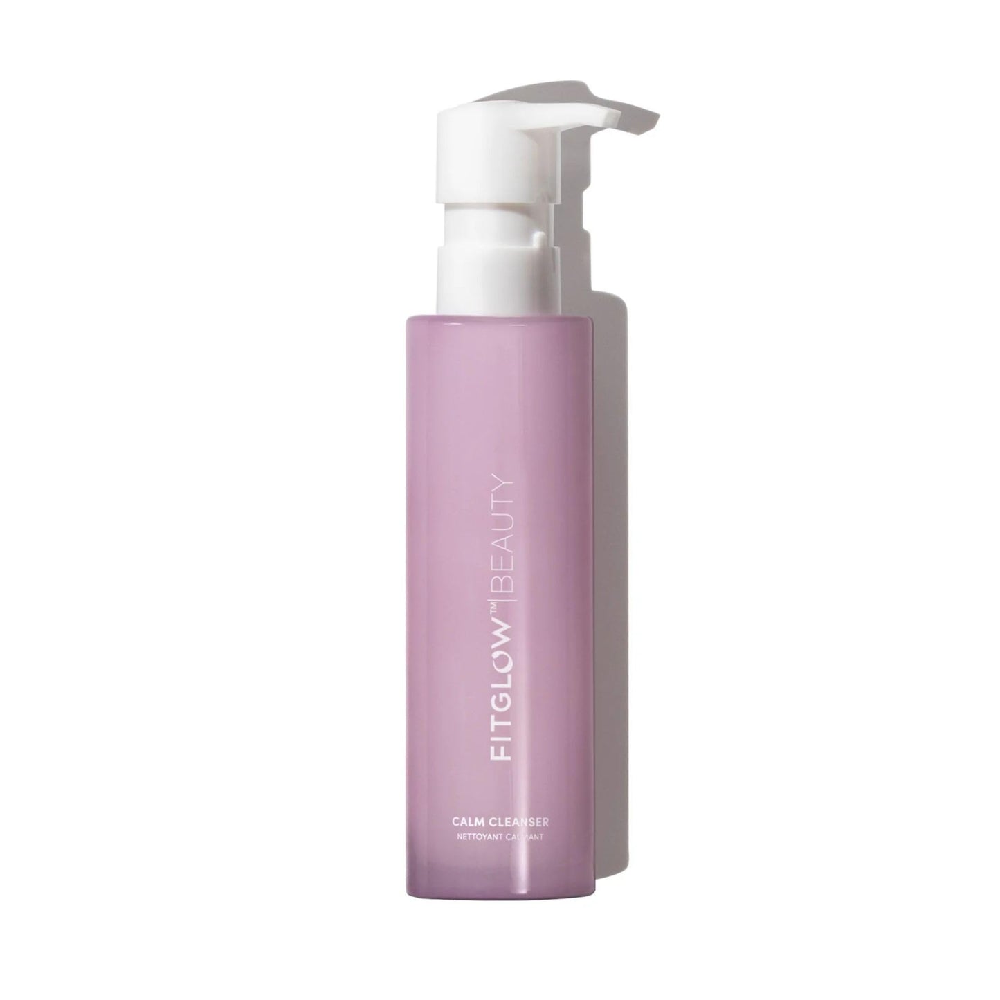 Fitglow Beauty Calm Cleanser | Gentle Milky Face Cleanser for Sensitive Skin | Hydrating & Balancing Facial Wash with Ceramides & Cucumber | Makeup Remover | Plant-Based, Fragrance-Free | 120ml