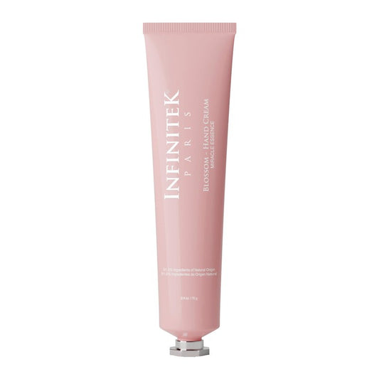 Infinitek Paris | Blossom Hand Cream - Moisturizing Cream for Dry Hands | Galentine’s Gifts & Valentine’s Day Gifts for Women | Anti Aging Hand Cream for Women | 70 g / 2.4 fl oz