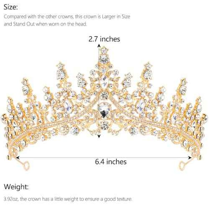 TOBATOBA Birthday Queen Sash and Crown for Women - Gold Rhinestone Tiara and Sash Set for Birthday Decorations Outfits for Women