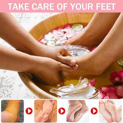 Dried Flowers Pedicure Foot Soak Kit,8 Bags Set for Dry Tired Feet,Including Rose Buds,Lavender,Jasmine,Chrysanthemum,Lemongrass,Mint, Peony,Peach Blossom