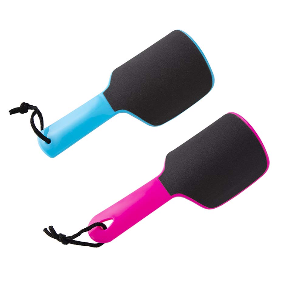 UUYYEO 2 Pcs U Shaped Curved Foot File Callus Remover Double Side Foot Sander Colossal Foot Rasp Foot Scrubber Pedicure Tool