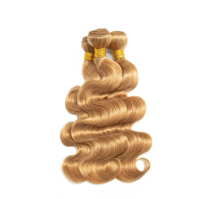 20 22 24 Inch Honey Blonde Bundles Human Hair Color 27 Body Wave Bundles Human Hair Unprocessed Brazilian Virgin Hair 3 Bundles Honey Blonde Body Wave Bundles
