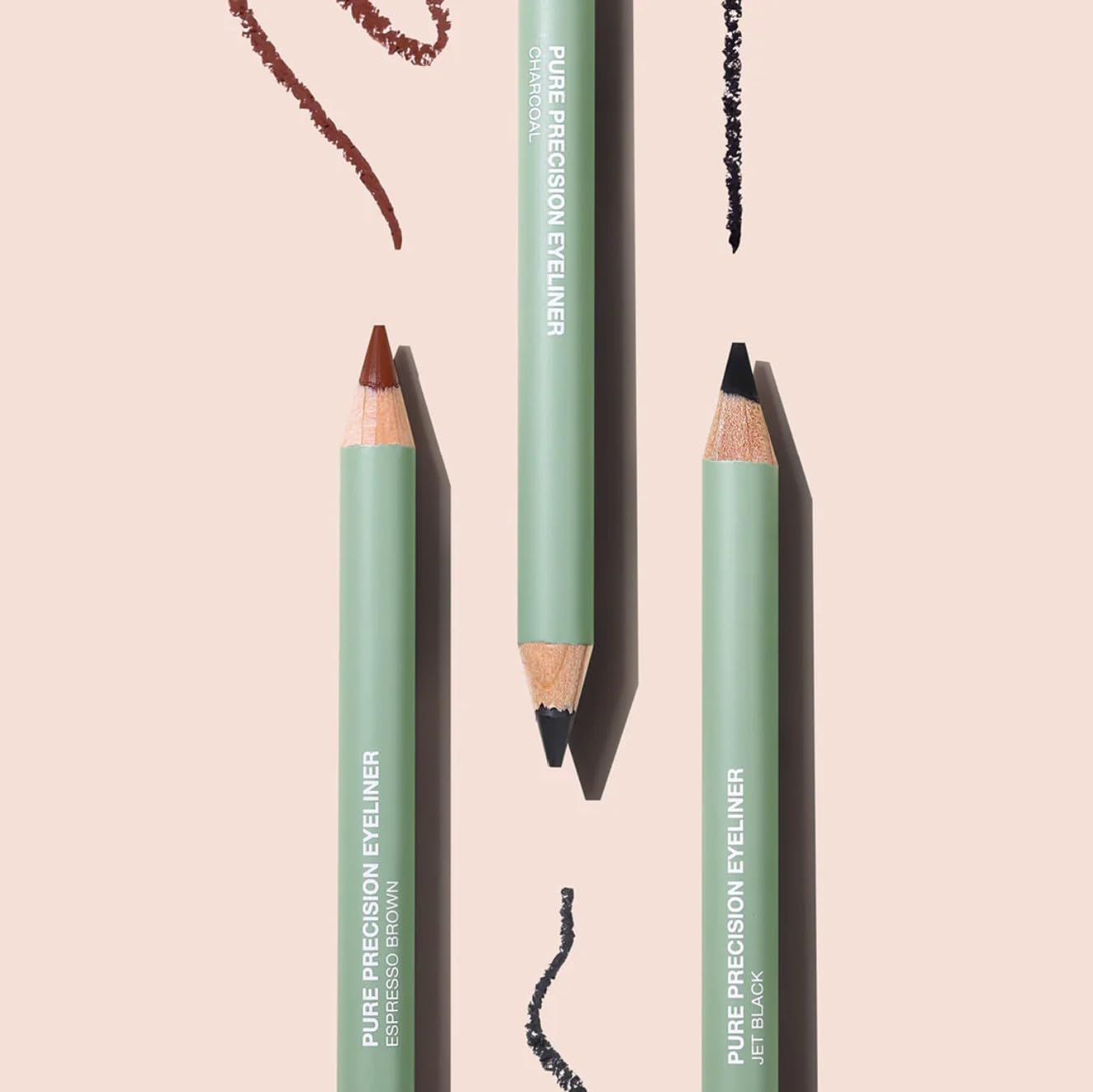 BOOM! Beauty Pure Precision Eyeliner: All-Natural, Skin-Loving, All-Day Wear. Waterproof, Smudge-proof, Smooth Glide Pencil. Richly Pigmented Vegan Eye Makeup For Ageing Skin (Espresso Brown)