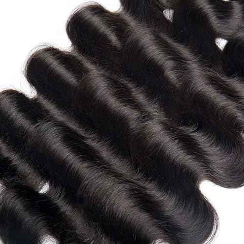 Augfst Brazilian Virgin Human Hair Bundles 12 14 16 Inch Body Wave Bundles Human Hair Natural Color Inch 12A Unprocessed Sewn In Quick Weave for Black Women
