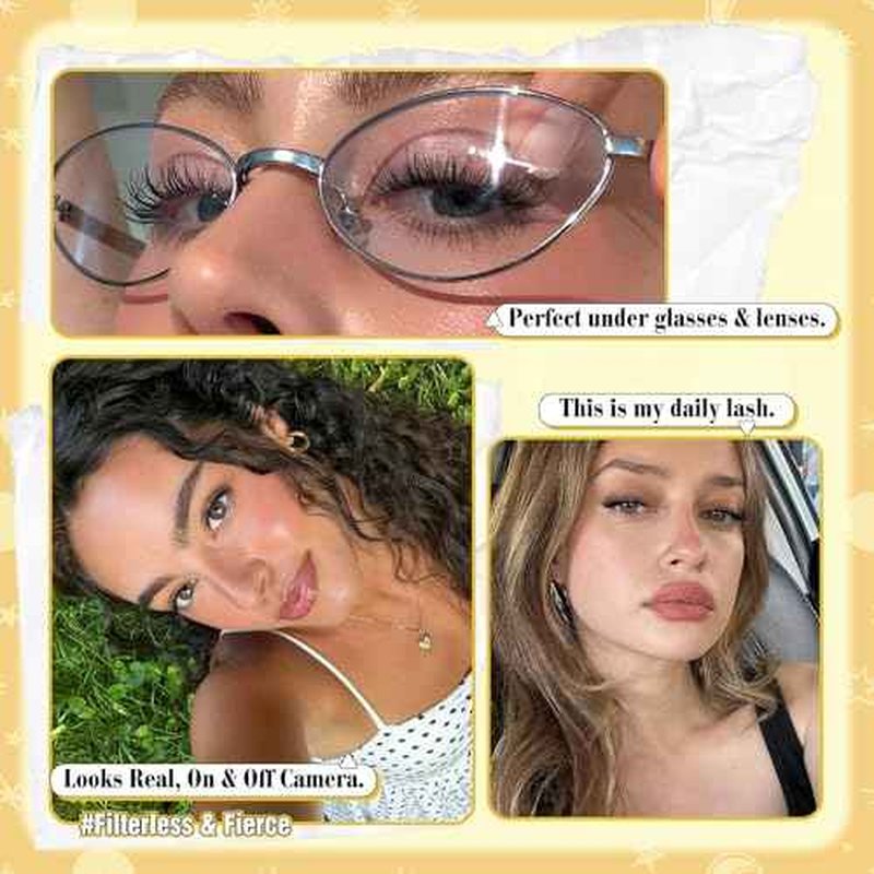 Short Lash Clusters Natural Cluster Eyelash Extensions 8-10-12MM Clear Band Cluster Lashes Extensions Wispy Individual Lashes CC-Curly Eyelash Clusters Pesta?as Postizas Naturales 144Pcs DIY Lashes