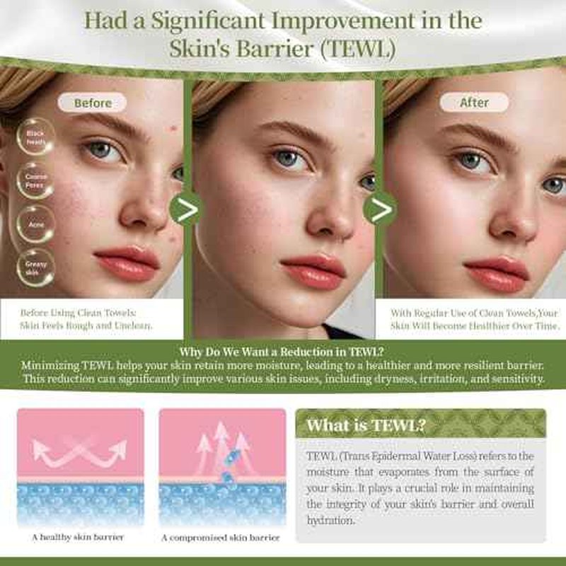 Disposable Face Towels, 10"¡¿12" Biodegradable Facial Towelettes for Sensitive Skin & Travel, Extra Soft and Thick Makeup Remover Dry Wipes - 50 Count