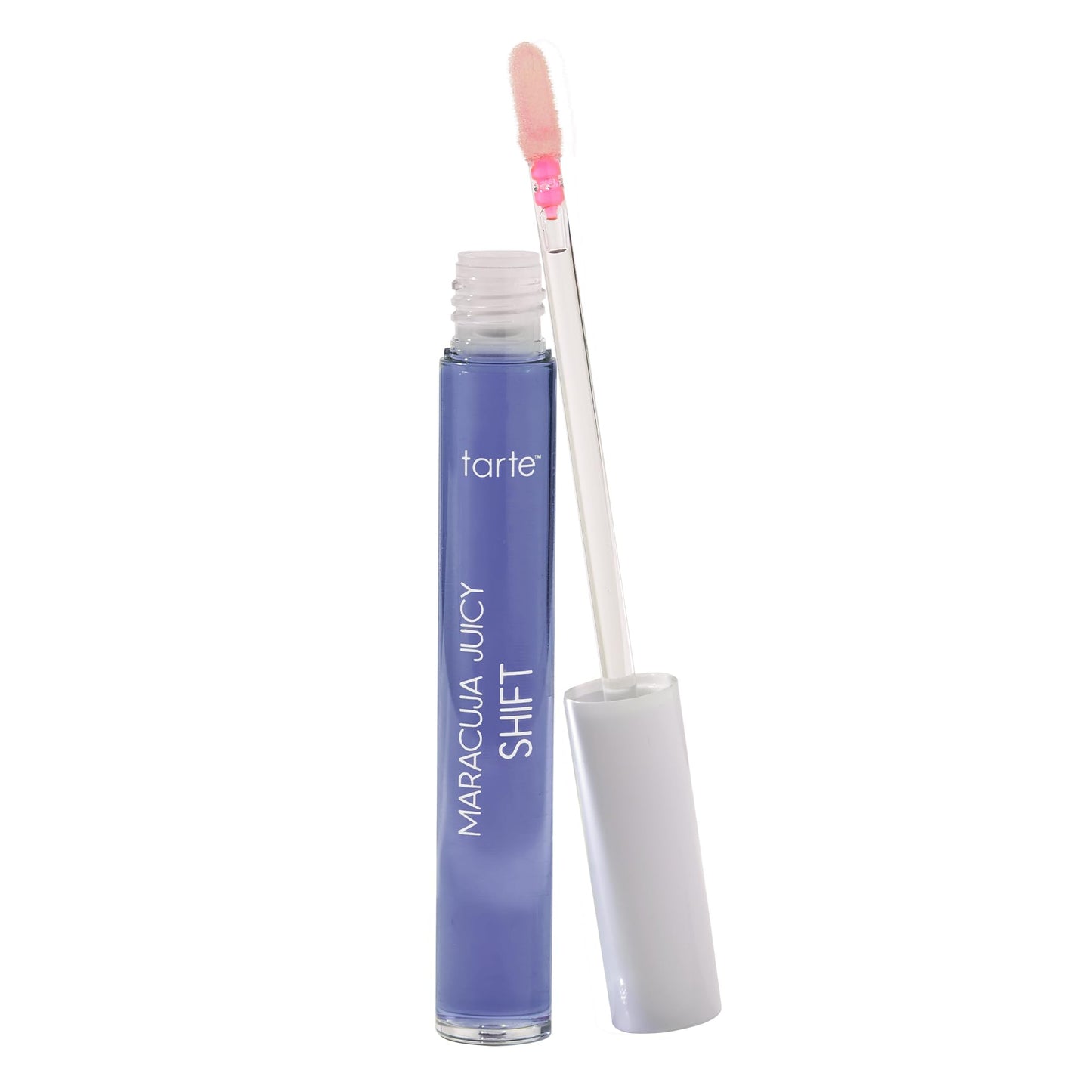 tarte maracuja juicy lip & cheek shift – pH-Powered Lip Gloss Balm with Vitamin E & Hyaluronic Acid for Smooth, Moisturized Lips & Cheek Tint Blush, Vegan & Cruelty-Free, full size, cotton candy