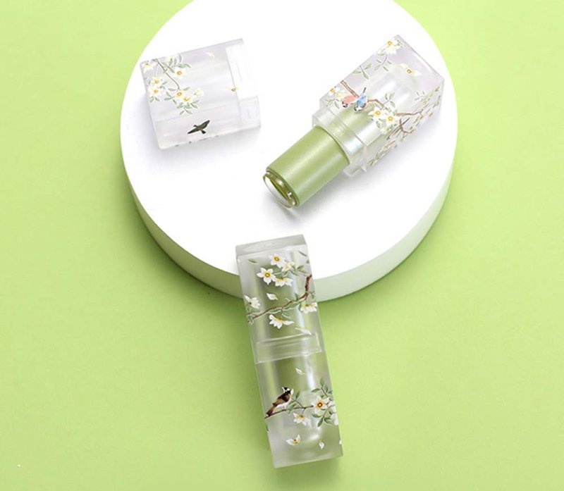 CTKcom 3.5ml Lip Balm Tubes Lipstick Tubes Spring Themed Empty Plastic Lip Tube 3D Pritned Flower Bird Refillable Container for DIY Homemade Lipstick Lip Balm Cosmetic Makeup,8 Pack
