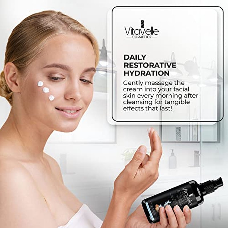 VITAVELLE Niacinamide Cream - Daily Niacinamide Moisturizer for Face - Strengthening Pore Reducer for Face with Plant-Derived Retinol, Shea Butter, & Niacinamide Serum For a Smooth & Even Complexion