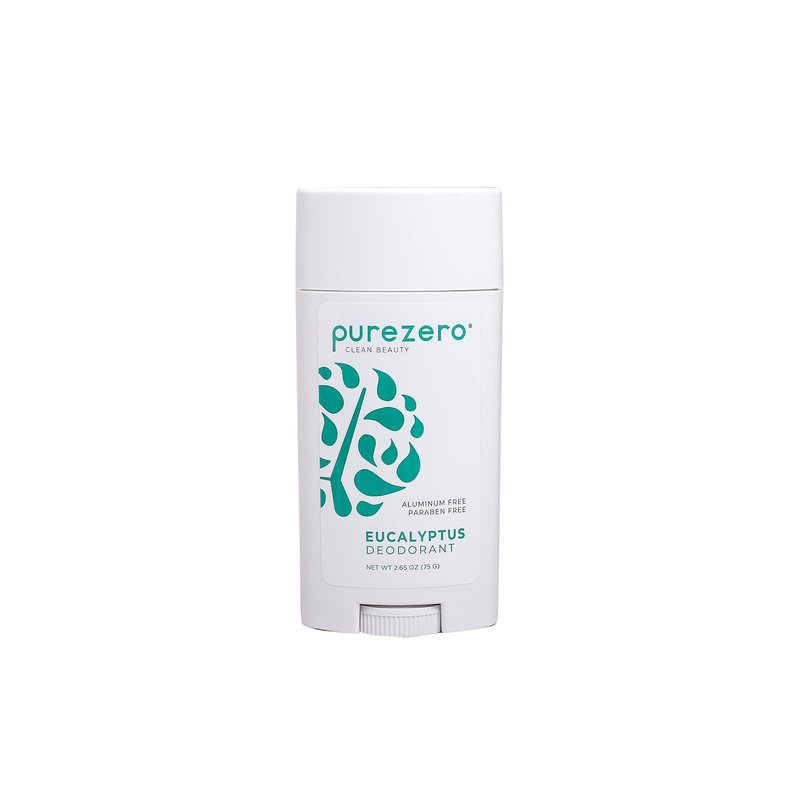 Purezero Deodorant | EUCALYPTUS | Aluminum & Paraben Free with Baking Soda and 24-Hour Odor Protection | For Women & Men | Infused with Shea Butter & Coconut Oil (1 Pack)