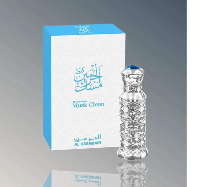 Al Haramain Musk Clean for Unisex Adult - 0.4 oz Parfum Oil (Mini)