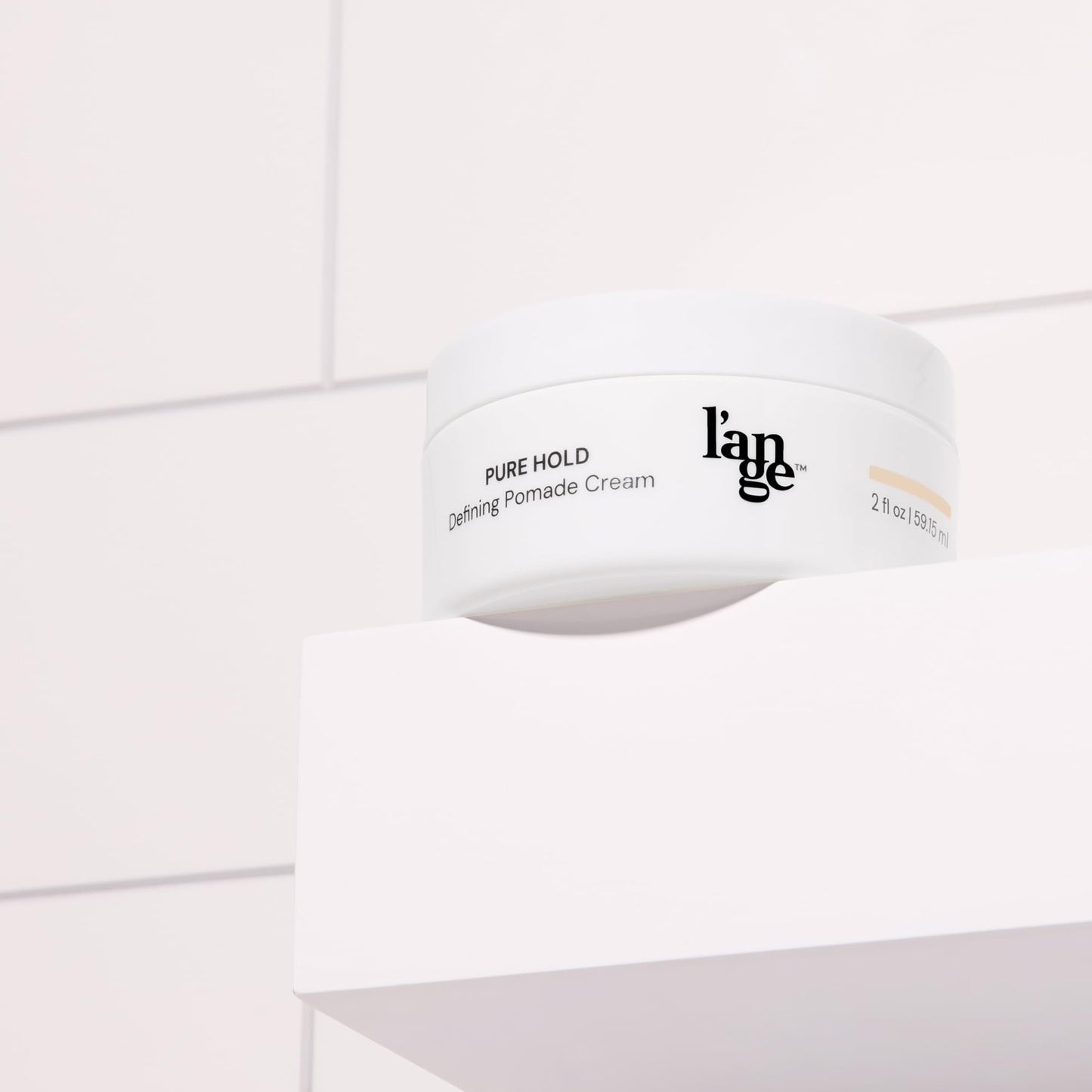 L’ANGE HAIR Pure Hold Defining Pomade Cream | Light Hold with Natural Matte Finish | Non-Greasy, Adds Texture, All-Day Hold & Easy Wash | Hair Pomade for Men & Women, Hair Styling Products