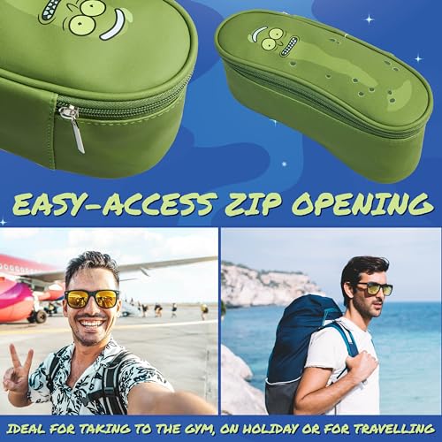 RICK AND MORTY Mens Toiletry Bags Wash Bag Travel Toiletries Bag for Men Teenagers Grooming Travel Gym Gifts for Him