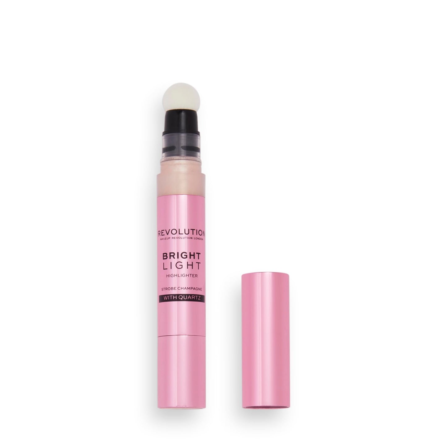 Revolution Beauty London, Bright Light Liquid Highlighter, Buildable Formula for a Luminous Skin Glow, Vegan & Cruelty-Free, Strobe Gold, 0.10 fl oz