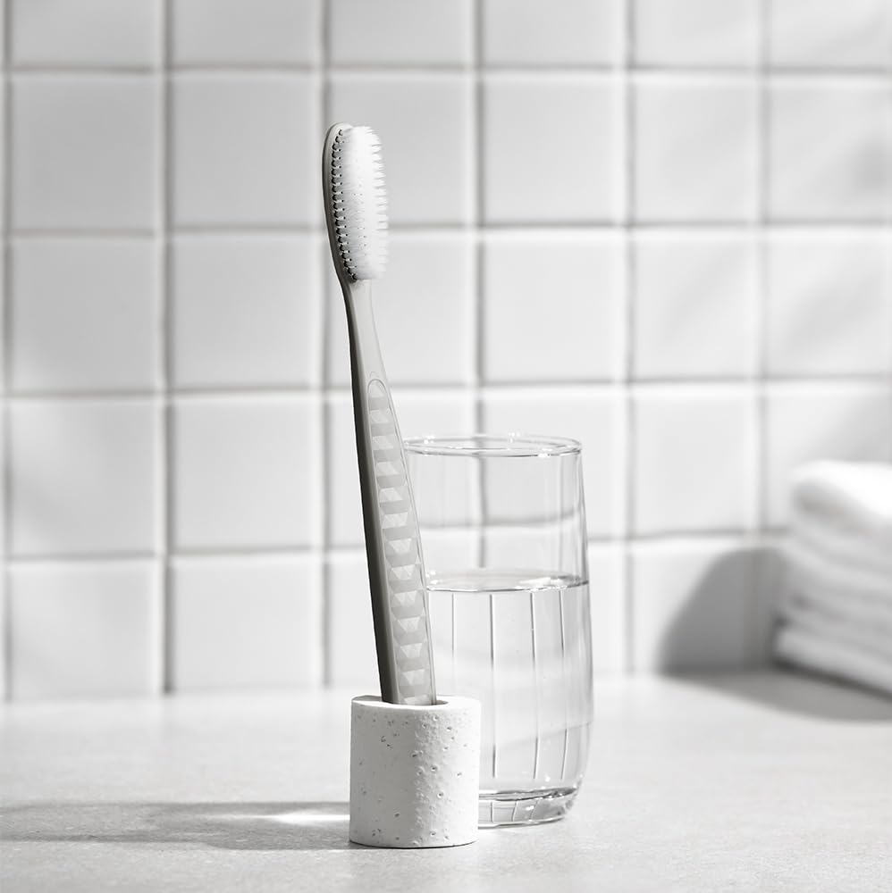 WANGTA Basic Stone – Extra Large Toothbrush – 1.6 inch (4 cm) Wide Head | 4,000 Bristles for Deep Cleaning & Gum Care | Made in Korea Premium Oral Care (10 Pack)