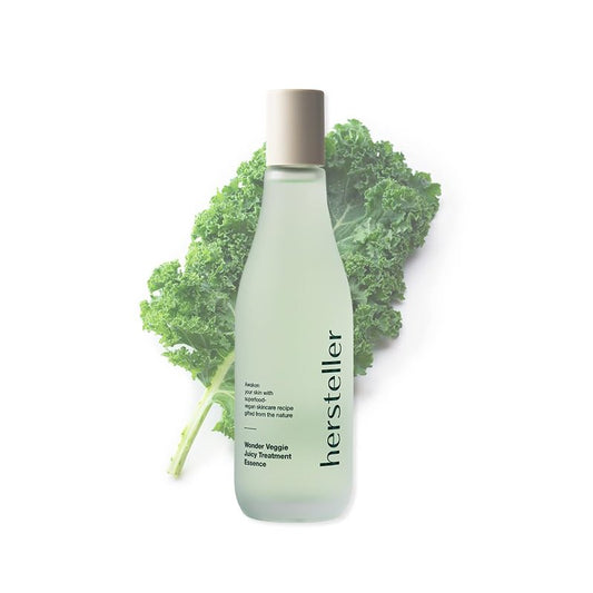 Wonder Veggie Juicy Treatment Essence Toner - Korean Hydrating Toner with Kale Extract for Sensitive Skin | 5.07 fl oz