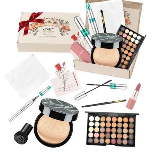 Makeup Kit for Women Full Kit, Make Up Gifts for Women Teen Girls, Makeup Bag Eyeshadow Palette Foudation Eyebrow Mascara Lipstick for Wife, Mom, Mothers Day Gifts