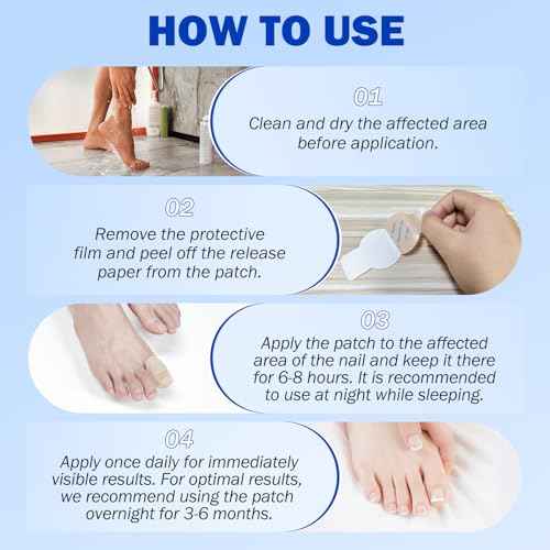 Nail Patches 42 PCS Toenail Treatment Extra Strength 8-Hour Overnight Nail Fast Acting Repair Effortless Hydrogel Nail Care and Repair for Damaged Nails Overnight Renewal for Men and Women