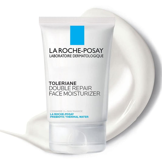 La Roche-Posay Toleriane Double Repair Face Moisturizer, Daily Moisturizer Face Cream with Ceramide & Niacinamide for All Skin Types, Immediate Comfort & Long Lasting Hydration, Fragrance Free