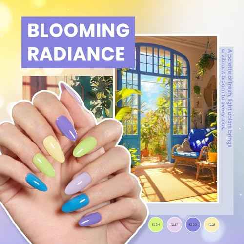Beetles Gel Nail Polish Kit with U V Light - 80Pcs Color Enchantment 55 Colors Gel Polish Starter Kit with Base Top Coat DIY Nails Supply Stickers Manicure Tools Christmas Gift for Women Teens Girls