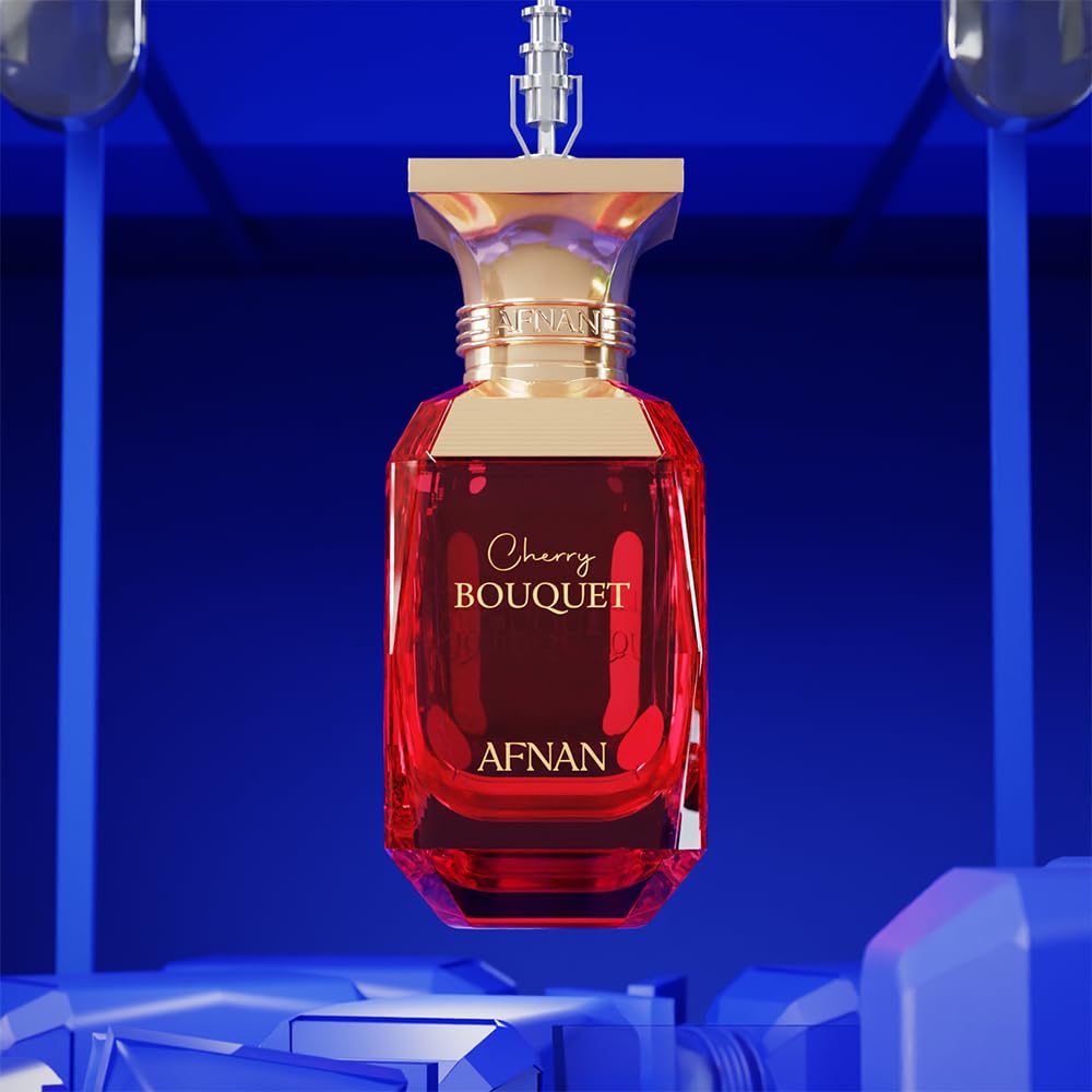 Afnan Cherry Bouquet Eau De Parfum for Women, 2.7 Fl. Oz