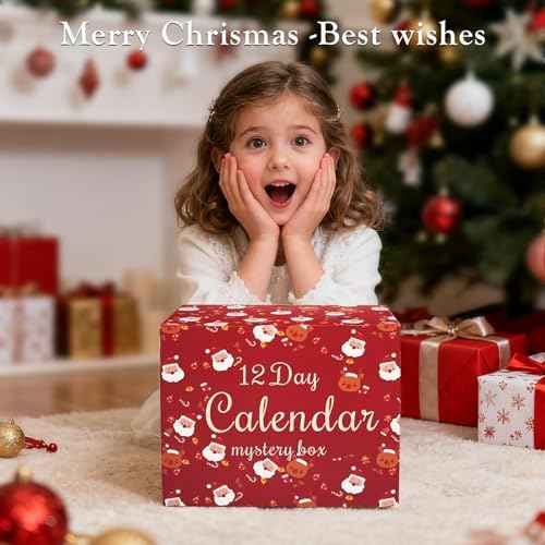 Makeup Advent Calendar 2025 for Kids,12 Days Christmas Makeup Kit Boxed Makeup Gift Set, Advent Calendars Christmas, Daughters makeup set and Girls Xmas Gift(AA01)