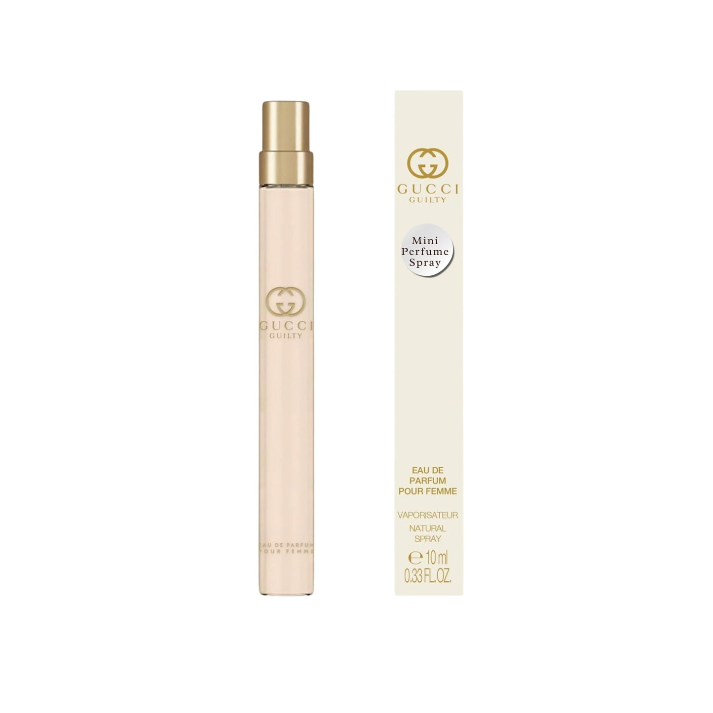 Gucci Guilty Pour Femme Perfume for Women Travel EDP Spray 0.33 Fl Oz