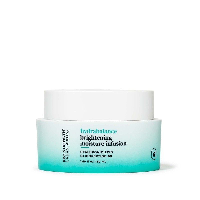 Urban Skin Rx Pro Strength HydraBalance Brightening Moisture Infusion Quick-Absorbing Moisturizer, Fragrance-Free, Formulated with Squalane & Hyaluronic Acid, Combats Dehydration & Texture, 1.69 Oz