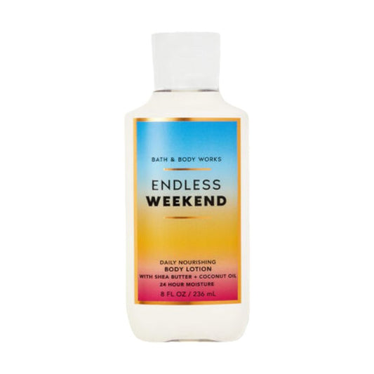 Bath and Body Works Super Smooth Body Lotion Sets Gift For Women 8 Oz (Endless Weekend)