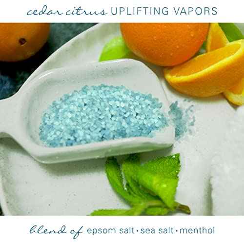 Village Naturals Therapy Tension Concentrated Mineral Bath Soak, Cedar Citrus Scent, 20 Oz, Pack of 3