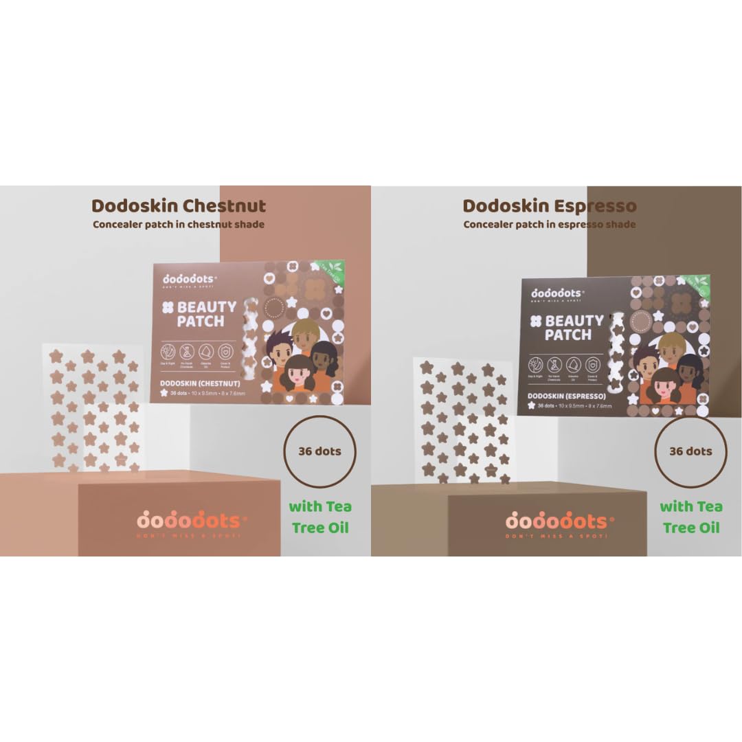 Dododots Pimple Patches bulk - Cute Acne Hydrocolloid Patch, Pimple Patches for Zit, Spot and Blemish Treatment, Acne Patches Bundle (5 Sets, 180 Patches)