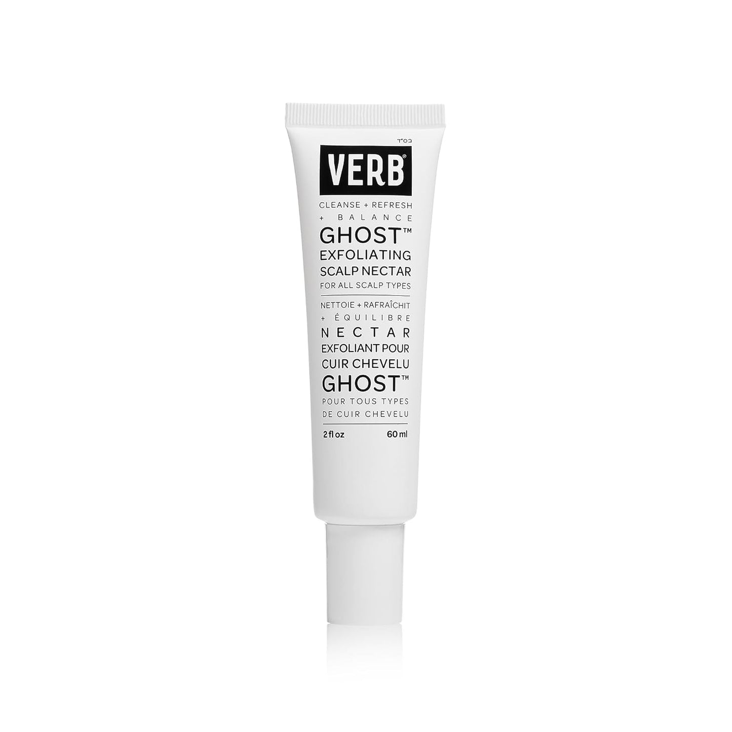 VERB Ghost Exfoliating Scalp Nectar - Lightweight Vegan Serum for Product Buildup Removal | 2 fl oz