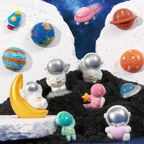 Space Bath Bombs for Kids with Surprise Inside, 8 Pack Kids Galaxy Bath Bombs with Space Toys for Toddler Boys Girls Handemade Rainbow Bubble Bath Fizzies Birthday Christmas Gift Set