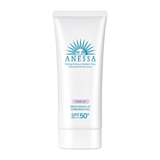 Anessa Brightening UV Sunscreen Gel SPF 50+ | Tone Up Formula, 90g