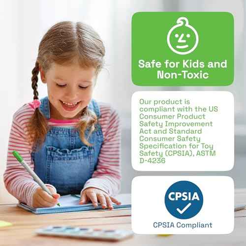 ARTISTRO 24 Dual Tip Brush + Fine Acrylic Paint Pens Ideal for Calligraphy - Paint Markers for Fabric, Rock, Glass, DIY - Stocking Stuffers, Christmas Gift Idea for Teens, Grandkids, Kids