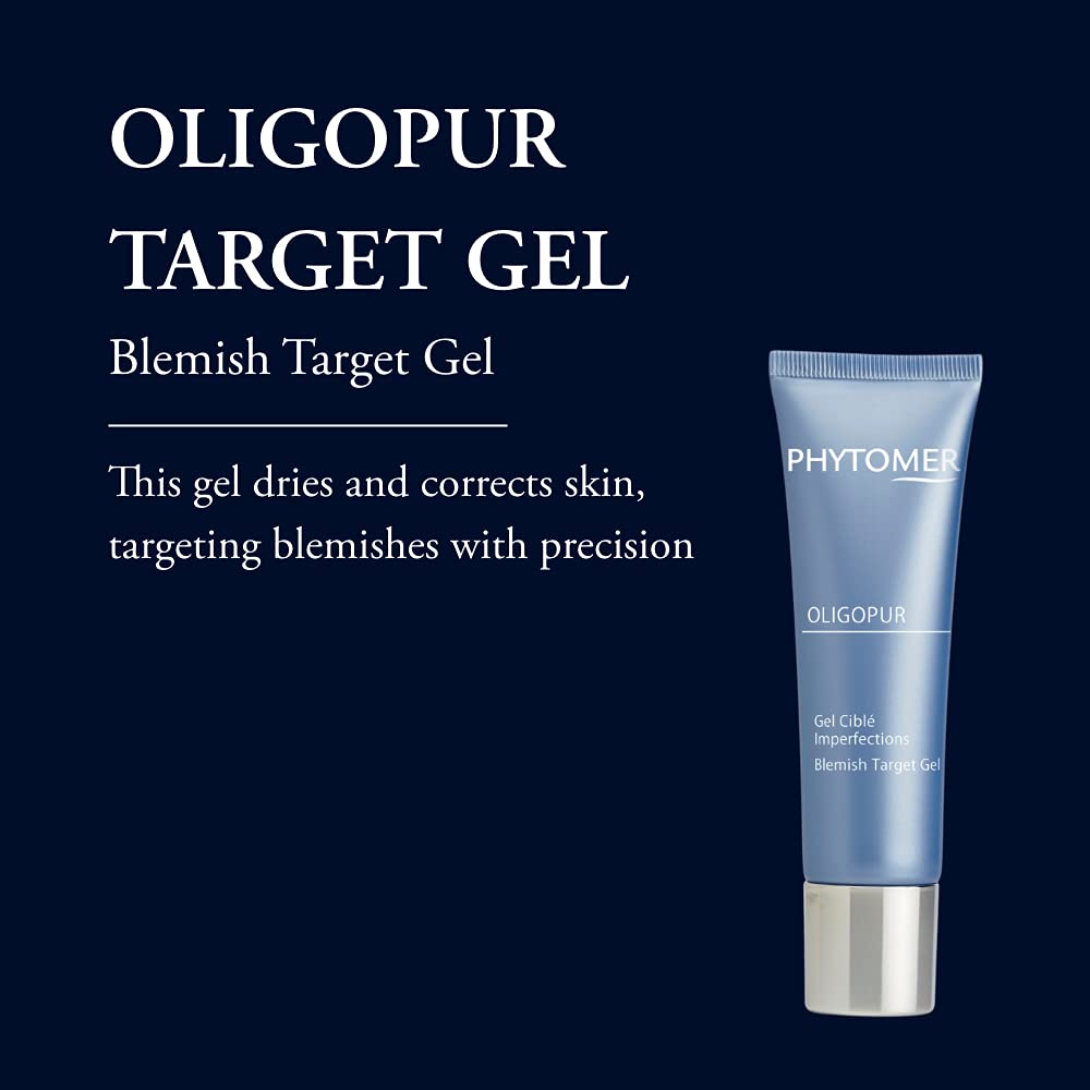 PHYTOMER OligoPur Blemish Target Gel - Anti-Acne Treatment for Clearer Skin | Reduces Redness & Scars | 30ml
