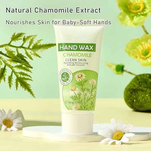 Chamomile Peel Off Hand Mask - 1.7oz Moisturizing & Exfoliating Hand Care with Natural Botanical Extracts, Nourishing Formula for Soft, Smooth Skin